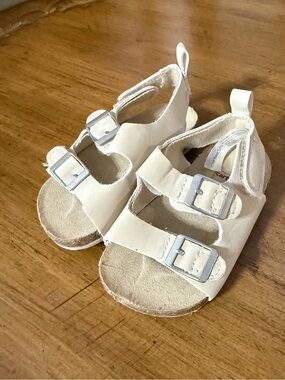 2 for $10 Carter’s Baby Cream Buckle Sandals - Comfortable Everyday Shoes